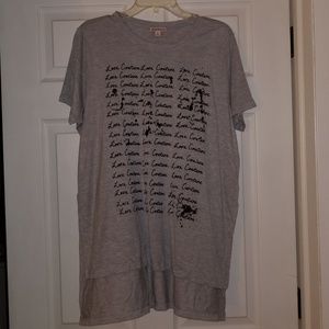 **BNWOT** Juicy couture High Low Tee size XL